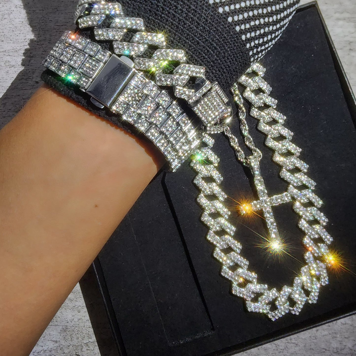SET DE RELOJ BLANCO DE 4 PIEZAS