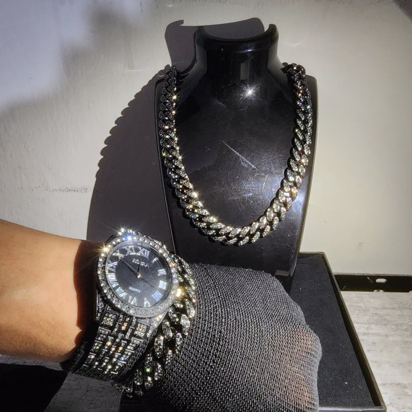 SET DE RELOJ NEGRO